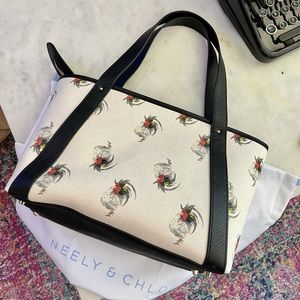 Neely and Chloe The Chicken Print Travel Tote
